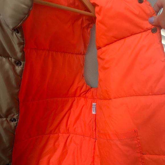 Vintage Sundance Brown and Orange Quilted Vest - Picture 4 of 7